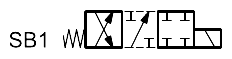 Duplomatic DS3 RSB1 hydraulic symbol