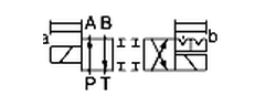 Yuken DSG 2D2 hydraulic symbol