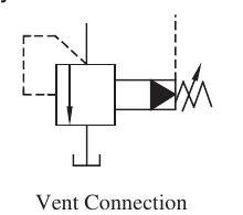 Yuken BT vent graphic symbol